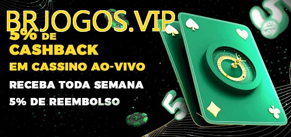 Promoções do cassino ao Vivo BRJOGOS.VIP